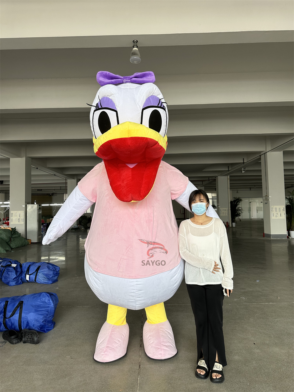 Donald Duck Daisy Mascot Costume Anime Party Adult Dress Blow up Popular Cartoon Character Inflatable Mascot Costume,Big Mascot,Donald Duck Daisy Mascot Costume Anime Party Adult Dress Blow up Popular Cartoon Character Inflatable Mascot Costume