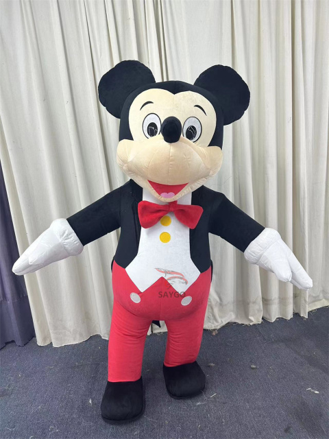Mickey Disney Mascot Costume Anime Party Adult Dress Blow up Popular Cartoon Character Inflatable Mascot Costume,Big Mascot,Mickey Disney Mascot Costume Anime Party Adult Dress Blow up Popular Cartoon Character Inflatable Mascot Costume