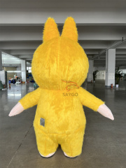 Pop Mart Labubu Anime Party Adult Dress Blow up Popular Cartoon Character Inflatable Mascot Costume,Big Mascot,Pop Mart Labubu Anime Party Adult Dress Blow up Popular Cartoon Character Inflatable Mascot Costume