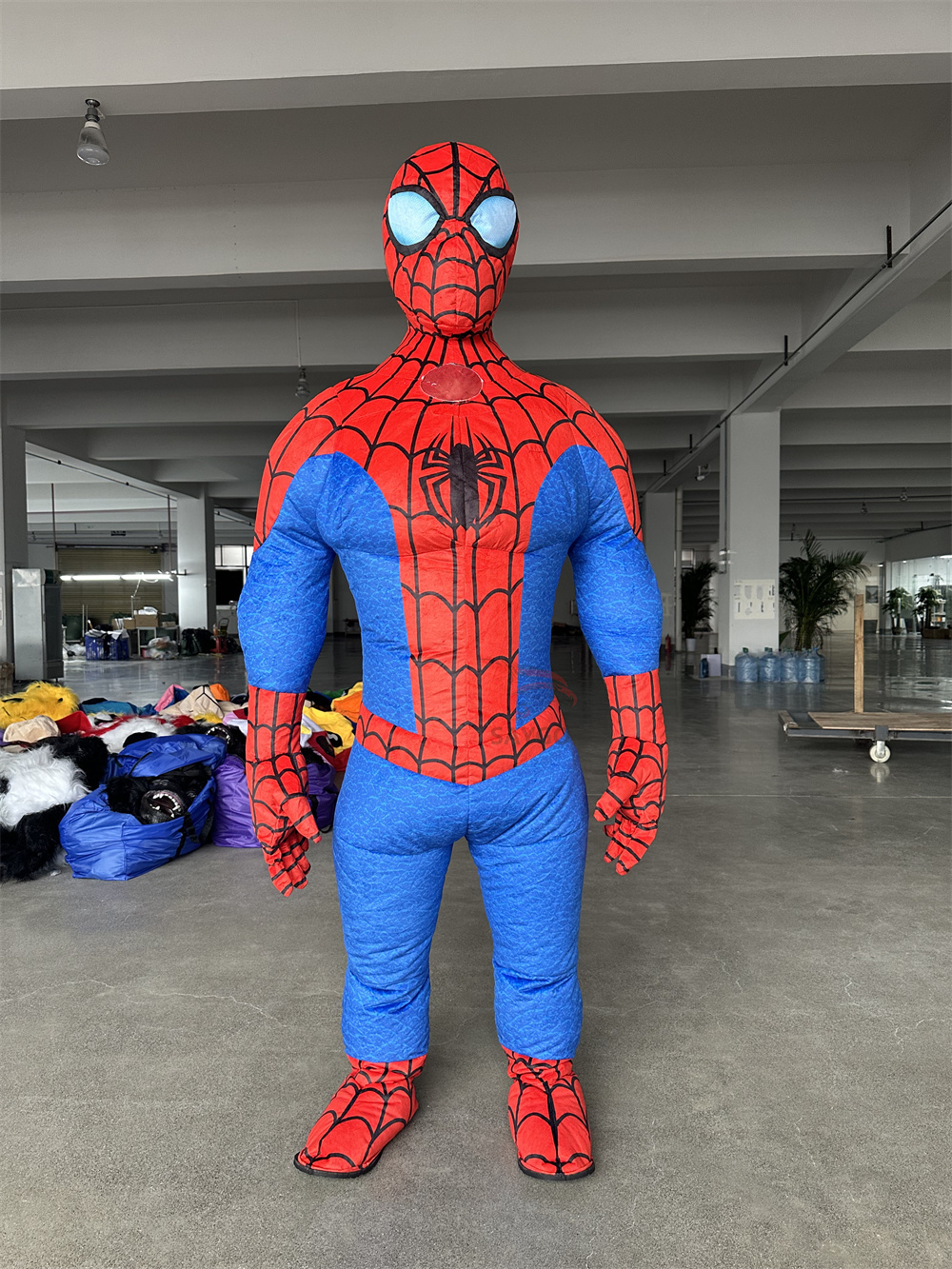 Marvel Spiderman Mascot Costume Anime Party Adult Dress Blow up Popular Cartoon Character Inflatable Mascot Costume,Big Mascot,Marvel Batman Mascot Costume Anime Party Adult Dress Blow up Popular Cartoon Character Inflatable Mascot Costume