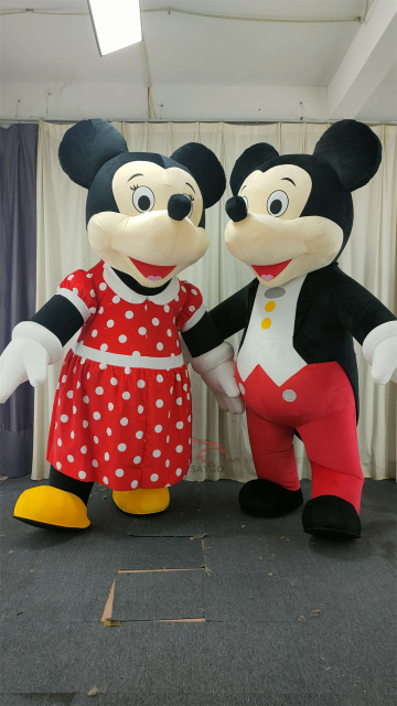 Mickey Minnie Disney Mascot Costume Anime Party Adult Dress Blow up Popular Cartoon Character Inflatable Mascot Costume,Big Mascot,Mickey Minnie Disney Mascot Costume Anime Party Adult Dress Blow up Popular Cartoon Character Inflatable Mascot Costume