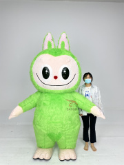Pop Mart Labubu Anime Party Adult Dress Blow up Popular Cartoon Character Inflatable Mascot Costume,Big Mascot,Pop Mart Labubu Anime Party Adult Dress Blow up Popular Cartoon Character Inflatable Mascot Costume