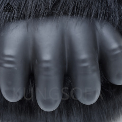 Factory Customized New Fluffy Plush King Kong Chair Inflatable Living Room Furniture Big Animal Bed Gorilla Couch Gorilla Sofa