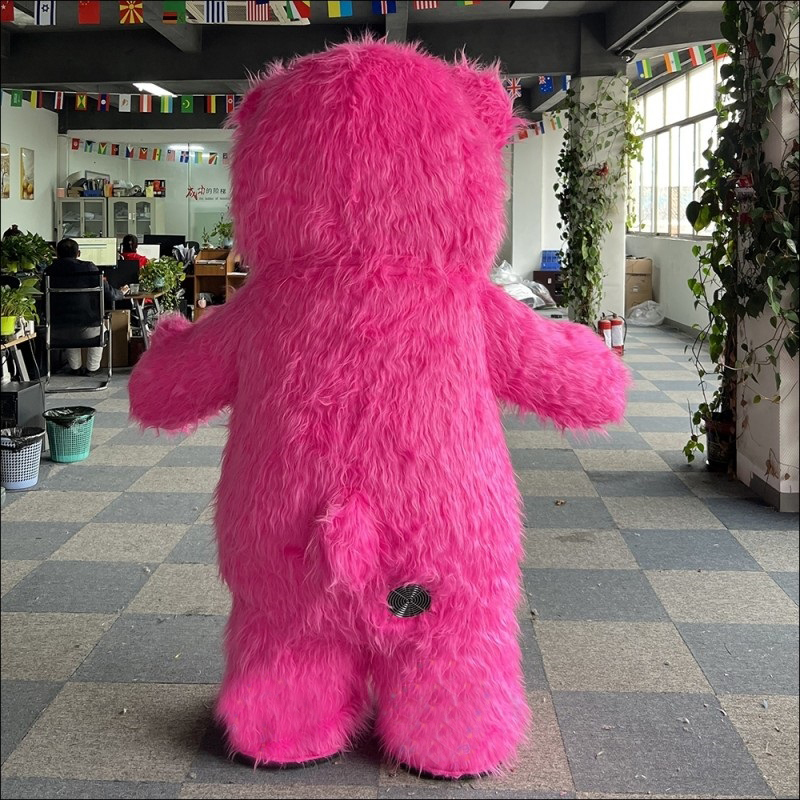 Colorful Hot Sell Festival Inflatable Suit Mascot Advertising Big Giant Inflatable Teddy Bear Mascot Costume Lotso