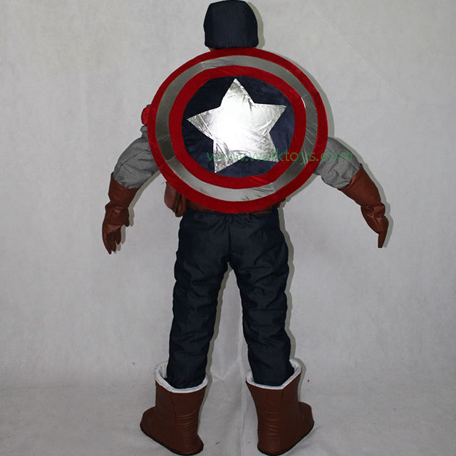 Marvel Captain America Mascot Costume Anime Party Adult Dress Blow up Popular Cartoon Character Inflatable Mascot Costume,Big Mascot,Marvel Captain America Mascot Costume Anime Party Adult Dress Blow up Popular Cartoon Character Inflatable Mascot Costume