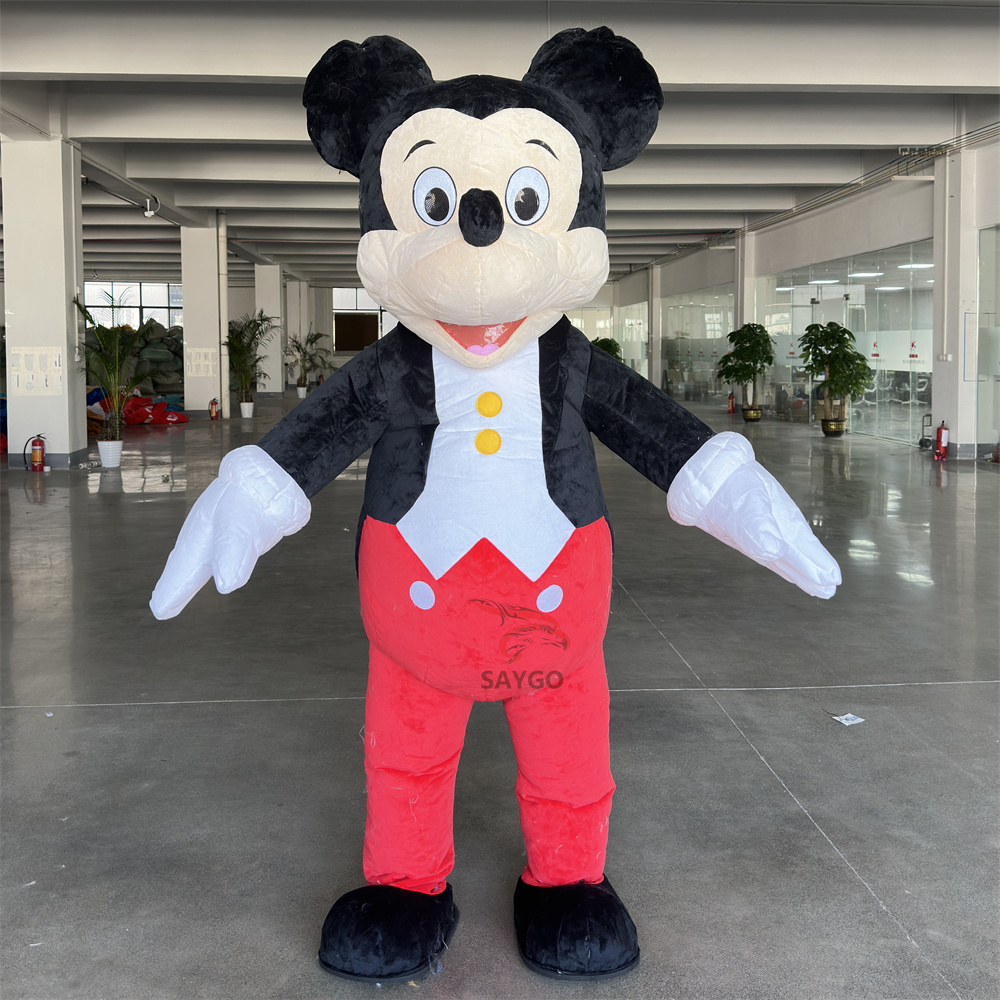 Mickey Disney Mascot Costume Anime Party Adult Dress Blow up Popular Cartoon Character Inflatable Mascot Costume,Big Mascot,Mickey Disney Mascot Costume Anime Party Adult Dress Blow up Popular Cartoon Character Inflatable Mascot Costume