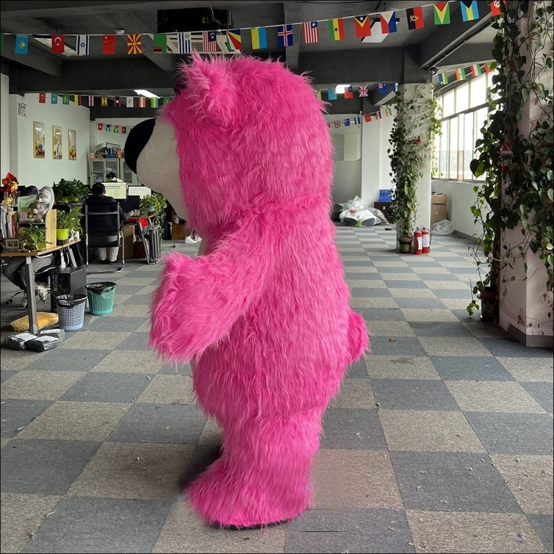 Colorful Hot Sell Festival Inflatable Suit Mascot Advertising Big Giant Inflatable Teddy Bear Mascot Costume Lotso