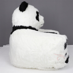 Hot Gift Kids Inflatable Panda Armchair Sofa Plush Chair Lounge Couch for Reading Nooks Play Rooms Camping & Outdoor