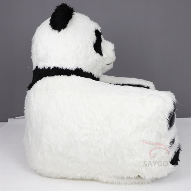 Hot Gift Kids Inflatable Panda Armchair Sofa Plush Chair Lounge Couch for Reading Nooks Play Rooms Camping & Outdoor