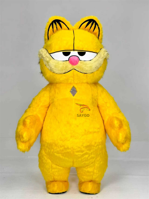 Garfield Cat Mascot Costume Party Show Giant Plush Inflatable Adult Party Event Mascot Cartoon Character Costume,Big Mascot,Garfield Cat Mascot Costume Party Show Giant Plush Inflatable Adult Party Event Mascot Cartoon Character Costume