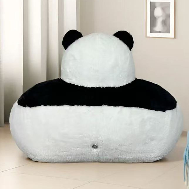 Animal Theme Inflatable Sofa Bed for Living Room 140cm air Blow Inflated Panda Sofa Chairs and Couch