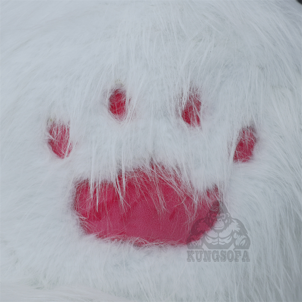 Living Room Custom Indoor Lazy Long Plush Air Pump Lounge Rabbit Sofa Bed Giant Inflatable Movie Chair Couch Animal Bunny Sofa