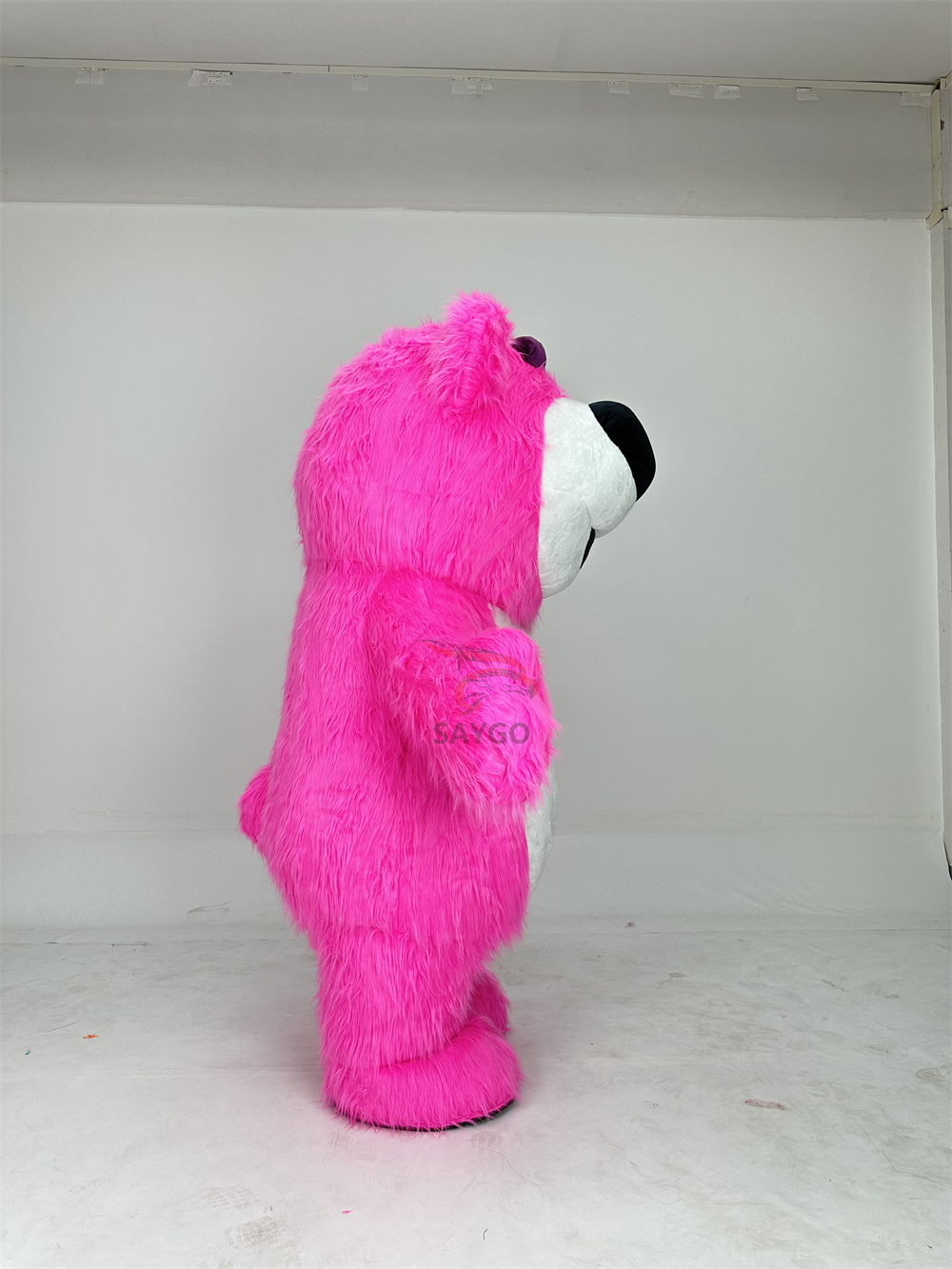 Unisex Adult Inflatable Lotso-es Strawberry Bear Mascot Costume Suits 2m/2.6m for Events Cosplay Performance Enjoyment