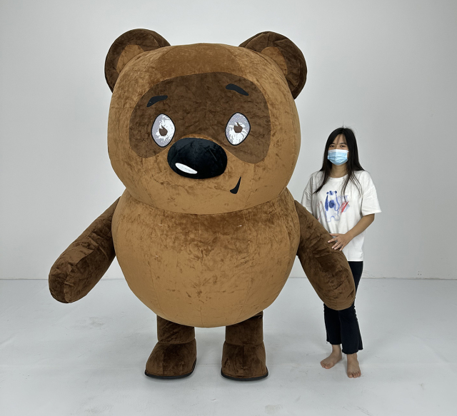 Halloween Funny Adult Teddy Bear Costume Customized Inflatable Plush Mascot From CUTE BEAR for Party and Promotion Use