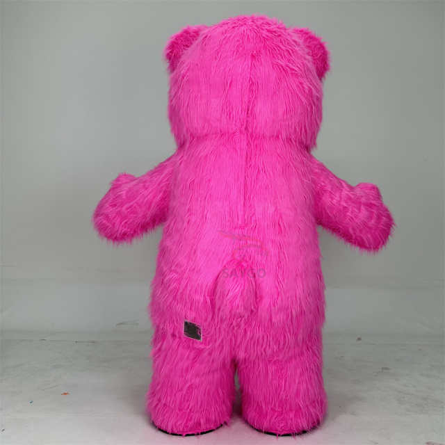 3m Strawberry Losto Toy Story Disney Cartoon Character Walking Rose Pink Inflatable Bear Mascot Costume Advertising,Big Mascot,Strawberry Best Selling Cartoon Character Walking Rose Pink Inflatable Bear Mascot Costume Advertising
