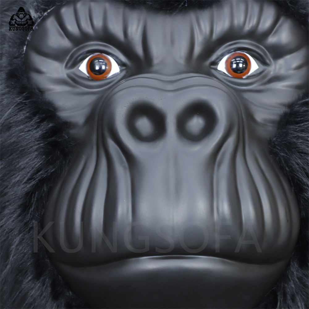 Self Inflating Inflatable Chair Sofa Plush King Kong Inflatable Living Room Furniture Giant Animal Bed Couch Gorilla Sofa