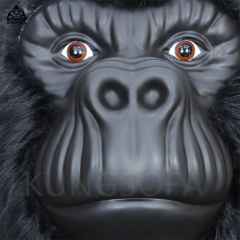 Self Inflating Inflatable Chair Sofa Plush King Kong Inflatable Living Room Furniture Giant Animal Bed Couch Gorilla Sofa