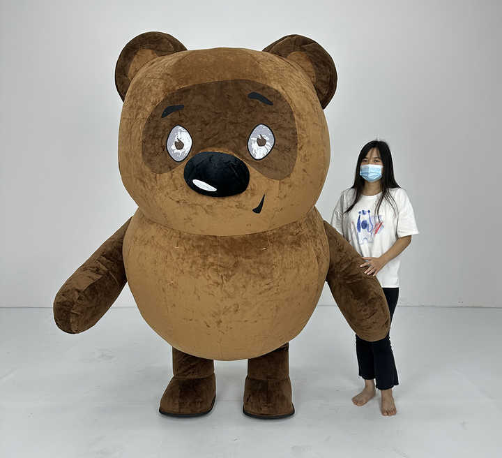 Halloween Funny Adult Teddy Bear Costume Customized Inflatable Plush Mascot From CUTE BEAR for Party and Promotion Use