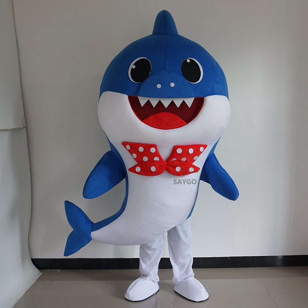 Baby Shark Mascot Costume Party Show Giant Plush Inflatable Adult Party Event Mascot Cartoon Fancy Dress Character Costume,Big Mascot,Baby Shark Mascot Costume Party Show Giant Plush Inflatable Adult Party Event Mascot Cartoon Fancy Dress Character Costume