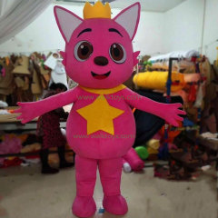 Pinkfong Fox Baby Shark Mascot Costume Party Show Giant Plush Inflatable Adult Party Event Mascot Cartoon Fancy Dress Character Costume,Big Mascot,Pinkfong Fox Baby Shark Mascot Costume Party Show Giant Plush Inflatable Adult Party Event Mascot Cartoon Fancy Dress Character Costume