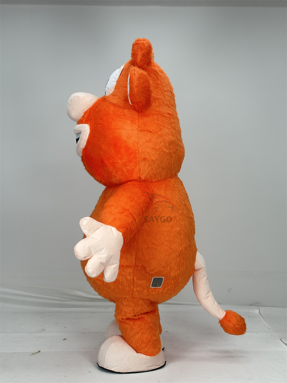 Orange Booba Mascot Costume Party Show Giant Plush Inflatable Adult Party Event Mascot Cartoon Fancy Dress Character Costume,Big Mascot,Orange Booba Mascot Costume Party Show Giant Plush Inflatable Adult Party Event Mascot Cartoon Fancy Dress Character Costume