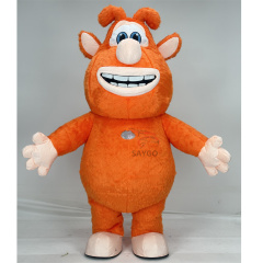 Orange Booba Mascot Costume Party Show Giant Plush Inflatable Adult Party Event Mascot Cartoon Fancy Dress Character Costume,Big Mascot,Orange Booba Mascot Costume Party Show Giant Plush Inflatable Adult Party Event Mascot Cartoon Fancy Dress Character Costume