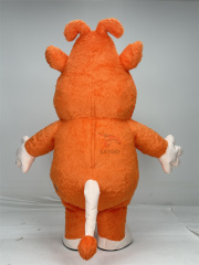 Orange Booba Mascot Costume Party Show Giant Plush Inflatable Adult Party Event Mascot Cartoon Fancy Dress Character Costume,Big Mascot,Orange Booba Mascot Costume Party Show Giant Plush Inflatable Adult Party Event Mascot Cartoon Fancy Dress Character Costume