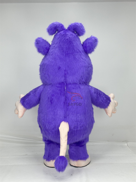 Purple Booba Mascot Costume Party Show Giant Plush Inflatable Adult Party Event Mascot Cartoon Fancy Dress Character Costume,Big Mascot,Purple Booba Mascot Costume Party Show Giant Plush Inflatable Adult Party Event Mascot Cartoon Fancy Dress Character Costume