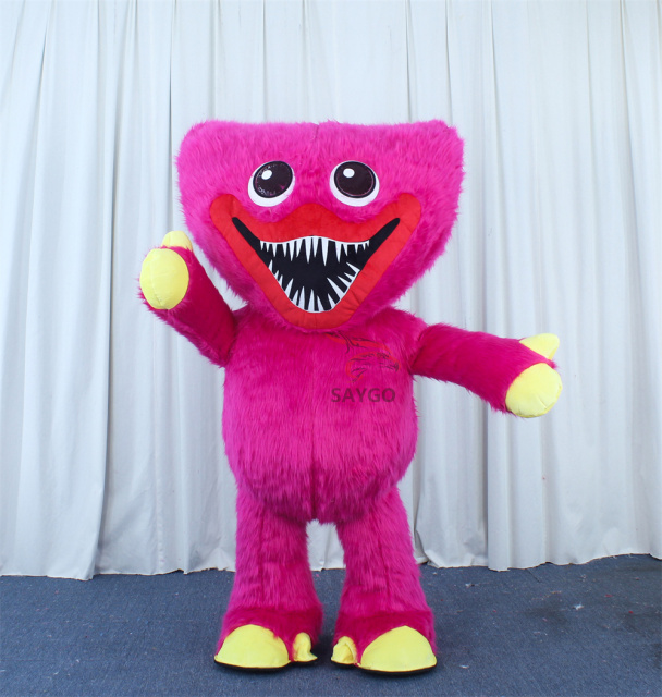 Huggy Wuggy Poppy Playtime Mascot Costume Party Show Giant Plush Inflatable Adult Party Event Mascot Cartoon Fancy Dress Character Costume,Big Mascot,Huggy Wuggy Poppy Playtime Mascot Costume Party Show Giant Plush Inflatable Adult Party Event Mascot Cartoon Fancy Dress Character Costume