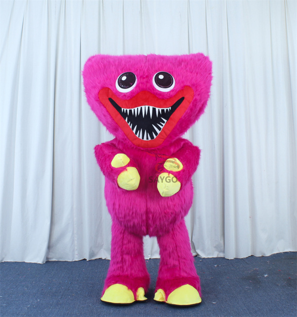 Huggy Wuggy Poppy Playtime Mascot Costume Party Show Giant Plush Inflatable Adult Party Event Mascot Cartoon Fancy Dress Character Costume,Big Mascot,Huggy Wuggy Poppy Playtime Mascot Costume Party Show Giant Plush Inflatable Adult Party Event Mascot Cartoon Fancy Dress Character Costume