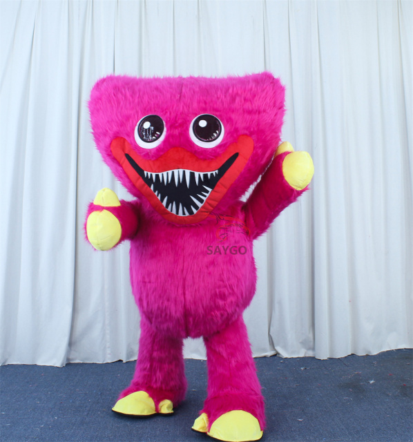 Huggy Wuggy Poppy Playtime Mascot Costume Party Show Giant Plush Inflatable Adult Party Event Mascot Cartoon Fancy Dress Character Costume,Big Mascot,Huggy Wuggy Poppy Playtime Mascot Costume Party Show Giant Plush Inflatable Adult Party Event Mascot Cartoon Fancy Dress Character Costume