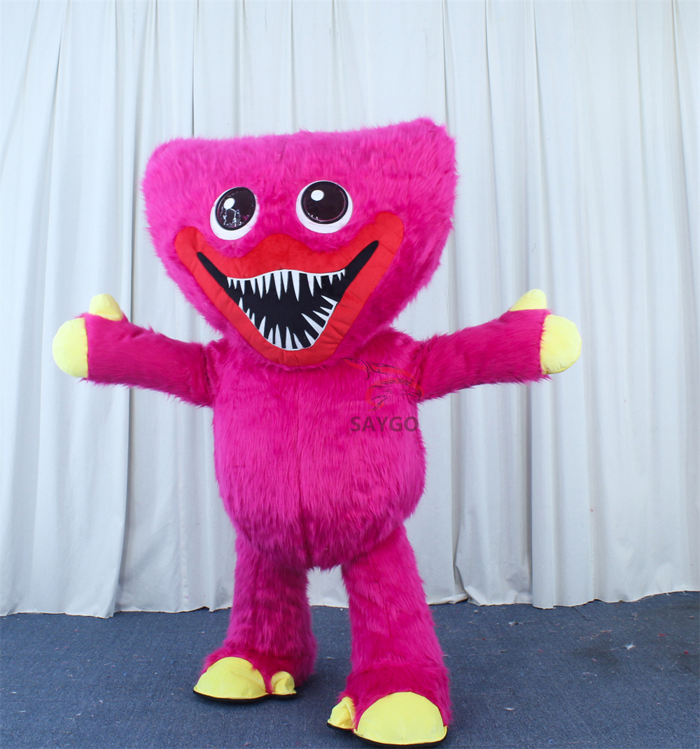 Huggy Wuggy Poppy Playtime Mascot Costume Party Show Giant Plush Inflatable Adult Party Event Mascot Cartoon Fancy Dress Character Costume,Big Mascot,Huggy Wuggy Poppy Playtime Mascot Costume Party Show Giant Plush Inflatable Adult Party Event Mascot Cartoon Fancy Dress Character Costume