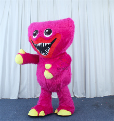 Huggy Wuggy Poppy Playtime Mascot Costume Party Show Giant Plush Inflatable Adult Party Event Mascot Cartoon Fancy Dress Character Costume,Big Mascot,Huggy Wuggy Poppy Playtime Mascot Costume Party Show Giant Plush Inflatable Adult Party Event Mascot Cartoon Fancy Dress Character Costume