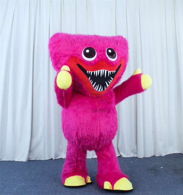 Huggy Wuggy Poppy Playtime Mascot Costume Party Show Giant Plush Inflatable Adult Party Event Mascot Cartoon Fancy Dress Character Costume,Big Mascot,Huggy Wuggy Poppy Playtime Mascot Costume Party Show Giant Plush Inflatable Adult Party Event Mascot Cartoon Fancy Dress Character Costume