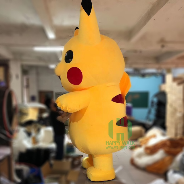 Pikachu Pokemon Mascot Costume Party Show Giant Plush Inflatable Adult Party Event Mascot Cartoon Character Costume,Big Mascot,Pikachu Pokemon Mascot Costume Party Show Giant Plush Inflatable Adult Party Event Mascot Cartoon Character Costume