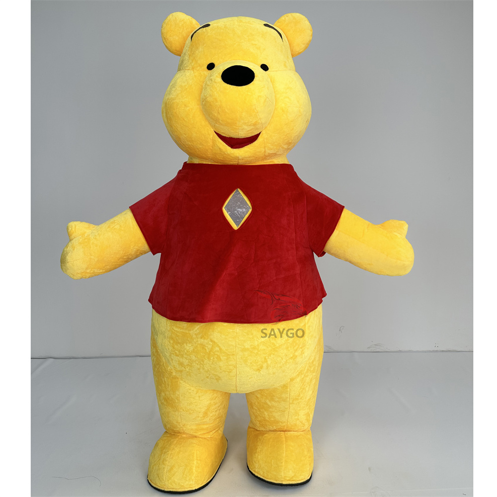 Winnie the pooh Mascot Costume Anime Party Adult Dress Blow up Popular Cartoon Character Inflatable Mascot Costume,Big Mascot,Winnie the pooh Mascot Costume Anime Party Adult Dress Blow up Popular Cartoon Character Inflatable Mascot Costume