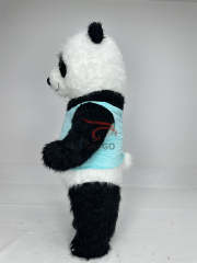 Cute Fancy Stuffed Plush Panda Bear Costume Wholesale Odm Oem Size 2m 2.6m 3m Inflatable Panda Bear Mikolaj Mascots Costumes