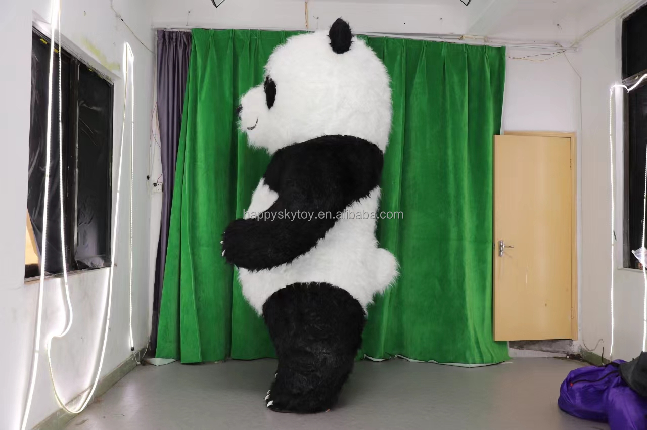 Giant Inflatable Red Panda & Polar Bear Mascot Costume-Funny Design for Easter/Halloween Parties & Promotions (Adults)