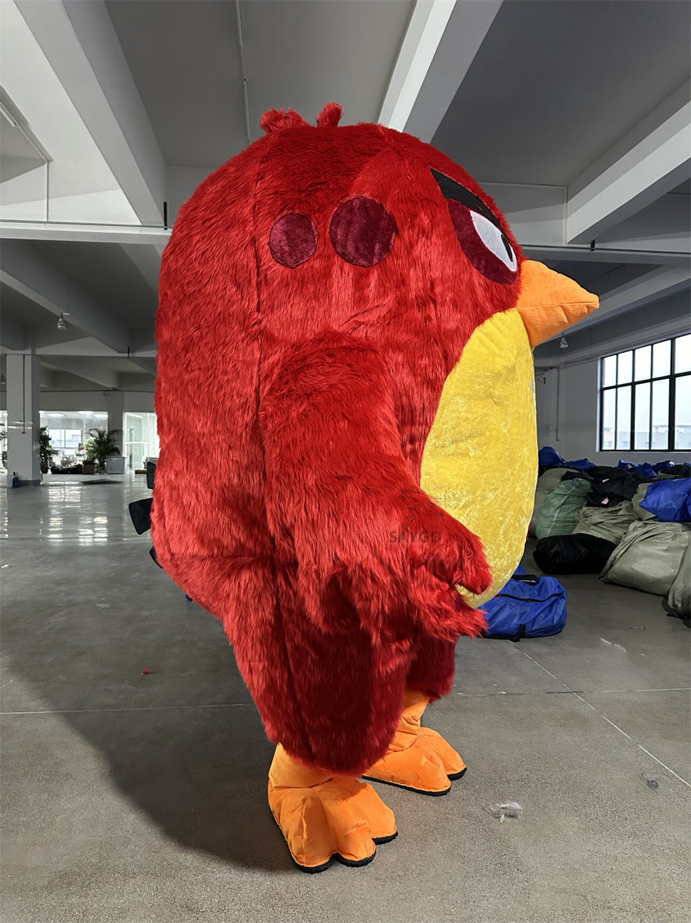 Red Angry Bird Mascot Costume Party Show Giant Plush Inflatable Adult Party Event Mascot Cartoon Fancy Dress Character Costume,Big Mascot,Red Angry Bird Mascot Costume Party Show Giant Plush Inflatable Adult Party Event Mascot Cartoon Fancy Dress Character Costume