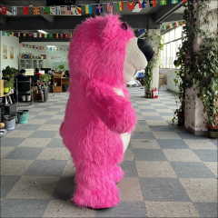 Colorful Hot Sell Festival Inflatable Suit Mascot Advertising Big Giant Inflatable Teddy Bear Mascot Costume Lotso