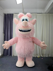 Pink Booba Mascot Costume Party Show Giant Plush Inflatable Adult Party Event Mascot Cartoon Fancy Dress Character Costume,Big Mascot,Pink Booba Mascot Costume Party Show Giant Plush Inflatable Adult Party Event Mascot Cartoon Fancy Dress Character Costume