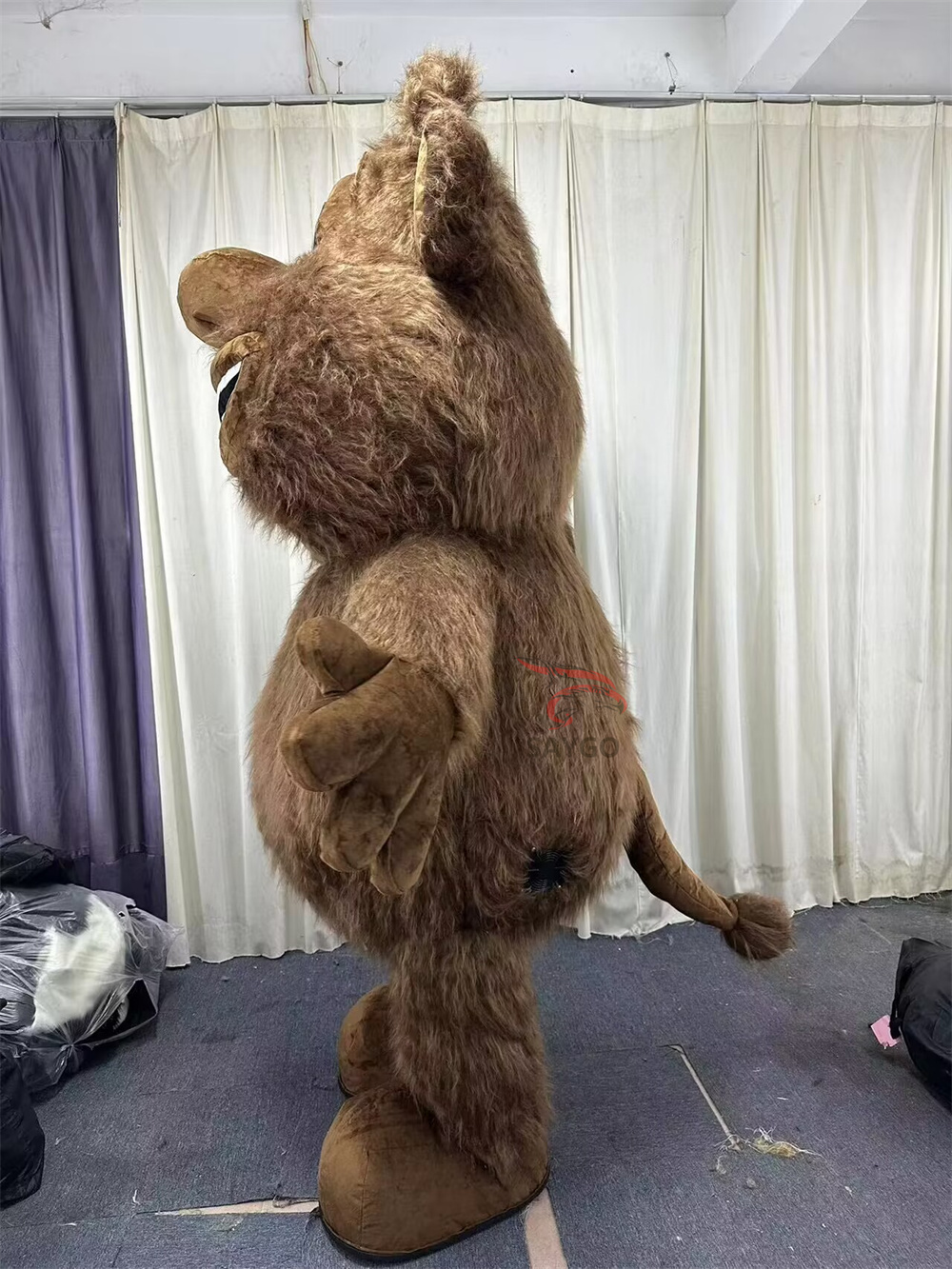 Brown Booba Mascot Costume Party Show Giant Plush Inflatable Adult Party Event Mascot Cartoon Fancy Dress Character Costume,Big Mascot,Brown Booba Mascot Costume Party Show Giant Plush Inflatable Adult Party Event Mascot Cartoon Fancy Dress Character Costume