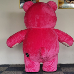 Unisex Custom Made Cute Teddy Bear Inflatable Mascot Costume New Design Strawberry Purple Price for Adults