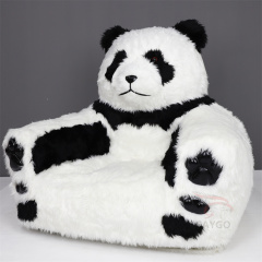 Long Plush Panda Sofa Bed With Animal Design for Living Cute Inflatable Plush Baby Animal Sofa Chair Panda Sofa