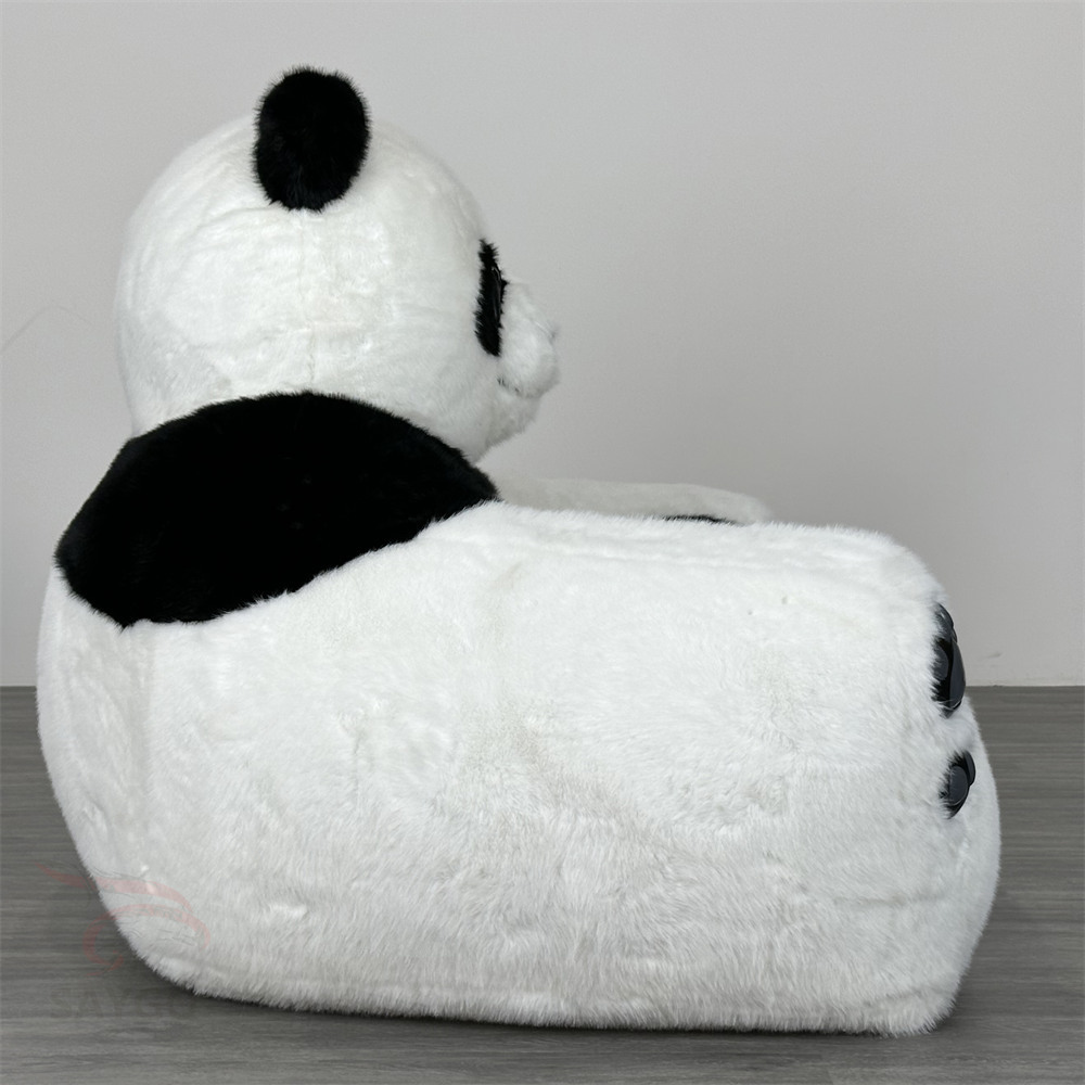 Animal Theme Inflatable Sofa Bed for Living Room 140cm air Blow Inflated Panda Sofa Chairs and Couch