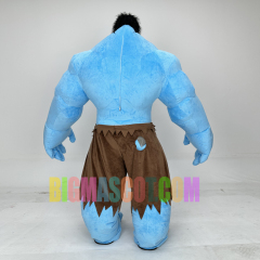Halloween Adult Inflatable Blue Hulk Mascot Costume Hand-Drawn Cartoon Character for Cosplay and Advertising Activities