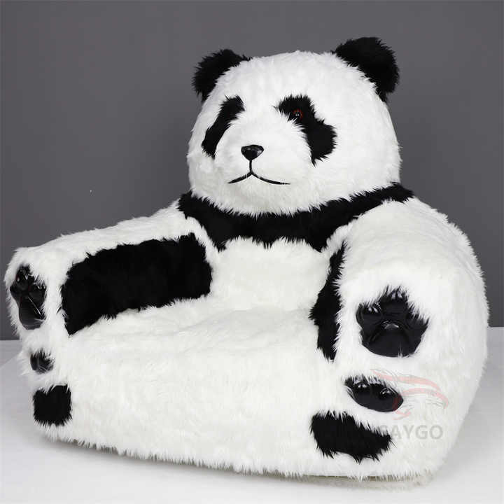 Hot Gift Kids Inflatable Panda Armchair Sofa Plush Chair Lounge Couch for Reading Nooks Play Rooms Camping & Outdoor