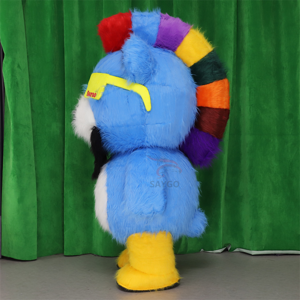Commercial Popular 2.2m Inflatable Cartoon Mascot Costume Cool Bear with Sunglass for Carnival Christmas Events Rental Bear Suit
