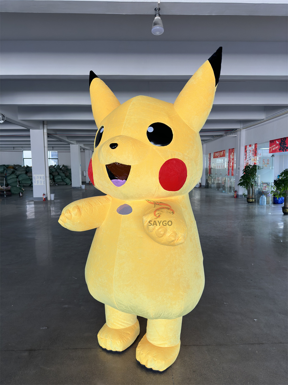 Pikachu Pokemon Mascot Costume Party Show Giant Plush Inflatable Adult Party Event Mascot Cartoon Character Costume,Big Mascot,Pikachu Pokemon Mascot Costume Party Show Giant Plush Inflatable Adult Party Event Mascot Cartoon Character Costume