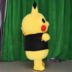 Customized Pikachu Pokemon Mascot Costume Party Show Giant Plush Inflatable Adult Party Event Mascot Cartoon Character Costume,Big Mascot,Customized Pikachu Pokemon Mascot Costume Party Show Giant Plush Inflatable Adult Party Event Mascot Cartoon Character Costume